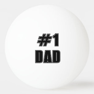 Het All-Star Nummer 1 PAPS Varsity Lettertype Pingpongbal