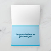 Het allerbeste - gefeliciteerd met je nieuwe baan kaart (Binnen)