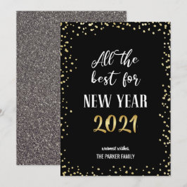 Het allerbeste voor het NIEUWE JAAR 2021 | Festief Feestdagenkaart