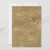 Het allerbeste voor het NIEUWE JAAR Gold Glitter S Feestdagenkaart (Achterkant)