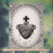 Het Allerheiligst Hart van Jezus Symbool van de go Acryl Bord (Neutraal)