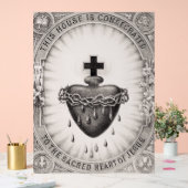 Het Allerheiligst Hart van Jezus Symbool van de go Acryl Bord (Huwelijk)