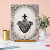 Het Allerheiligst Hart van Jezus Symbool van de Go Acryl Bord (Huwelijk)