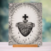 Het Allerheiligst Hart van Jezus Symbool van de Go Acryl Bord (Neutraal)