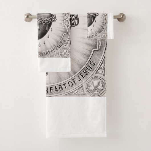 Het Allerheiligst Hart van Jezus Symbool van de Go Bad Handdoek (Insitu)
