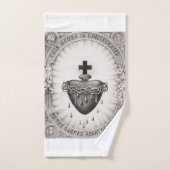 Het Allerheiligst Hart van Jezus Symbool van de Go Bad Handdoek (Handdoek)