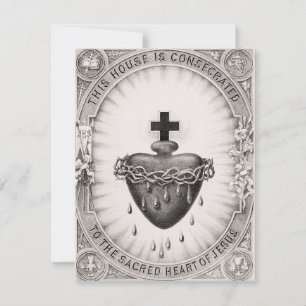 Het Allerheiligst Hart van Jezus Symbool van de go Kaart