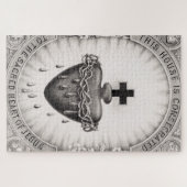 Het Allerheiligst Hart van Jezus Symbool van de go Legpuzzel (Horizontaal)