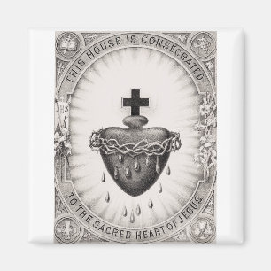 Het Allerheiligst Hart van Jezus Symbool van de go Magneet