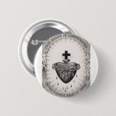 Het Allerheiligst Hart van Jezus Symbool van de go Ronde Button 5,7 Cm (Voorkant /achterkant)
