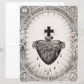 Het Allerheiligst Hart van Jezus Symbool van het G (Voorkant / Achterkant)