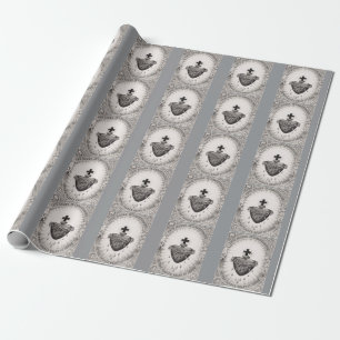 Het Allerheiligst Hart van Jezus Symbool van het G Cadeaupapier