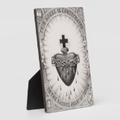 Het Allerheiligst Hart van Jezus Symbool van het G Fotoplaat (Zijkant)