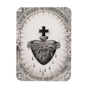 Het Allerheiligst Hart van Jezus Symbool van het G Magneet