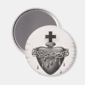 Het Allerheiligst Hart van Jezus Symbool van het G Magneet (Voorkant / Achterkant)