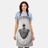 Het Allerheiligst Hart van Jezus Symbool van het G Schort (Gedragen)