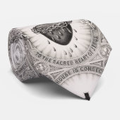Het Allerheiligst Hart van Jezus Symbool van het G Stropdas (Opgerold)