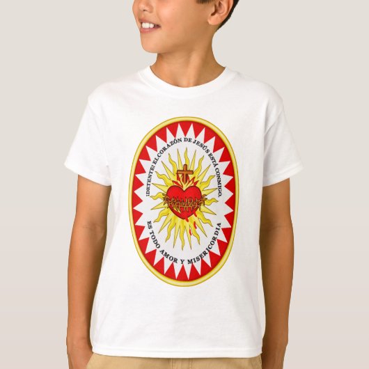 Het Allerheiligst Hart van Jezus T-shirt (Voorkant)