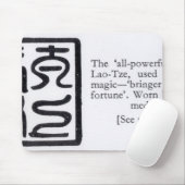 Het 'alles-krachtige' zegel van Lao-Tze Muismat (Met muis)