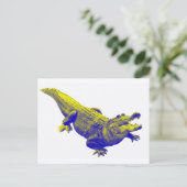 HET ALLIGATORLICHT BRIEFKAART (Staand voorkant)