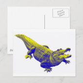 HET ALLIGATORLICHT BRIEFKAART (Voorkant / Achterkant)