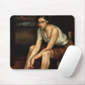 Het Alluring Young Girl Muismat (Met muis)