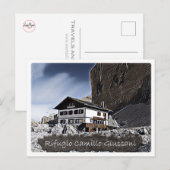 Het - alpenhut Camillo Giussani - Dolomiti Briefkaart (Voorkant / Achterkant)