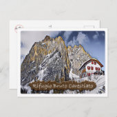 Het - Alpenhut Carestiato - Dolomiti - Briefkaart (Voorkant / Achterkant)