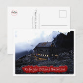 Het - alpenhut Ottone Brentari - Dolomiti - Briefkaart (Voorkant / Achterkant)