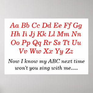 Het Alphabet Song Poster