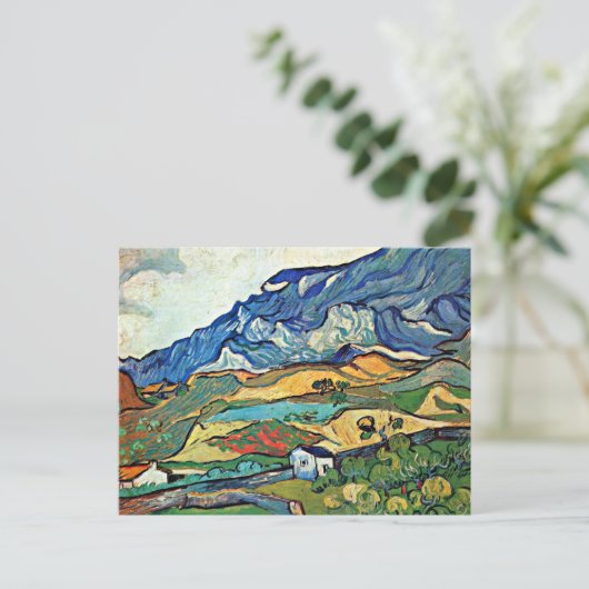 Het Alpilles-bergtandschap van Van Gogh Briefkaart (Staand voorkant)