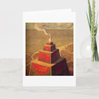 Het altaar door M.K. Ciurlionis, 1909 Kaart