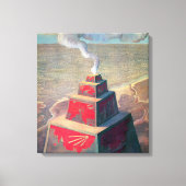 Het altaar | Mikalojus Ciurlionis | Canvas Afdruk (Voorkant)