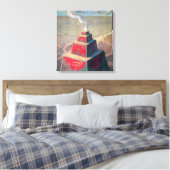 Het altaar | Mikalojus Ciurlionis | Canvas Afdruk (Insitu (Slaapkamer))