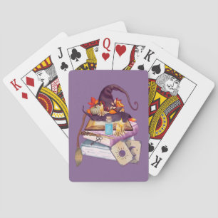 Het altaar van de heks pokerkaarten