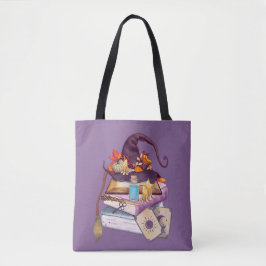 Het altaar van de heks tote bag