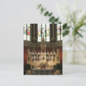 Het altaar van de kathedraal van Sint John De Bapt Briefkaart (Staand voorkant)