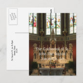 Het altaar van de kathedraal van Sint John De Bapt Briefkaart (Voorkant / Achterkant)