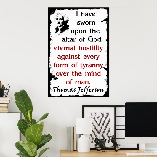 Het altaar van God Poster (Thuiskantoor)