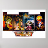 Het altaar van Mathis Gothart Grünewald Poster (Voorkant)