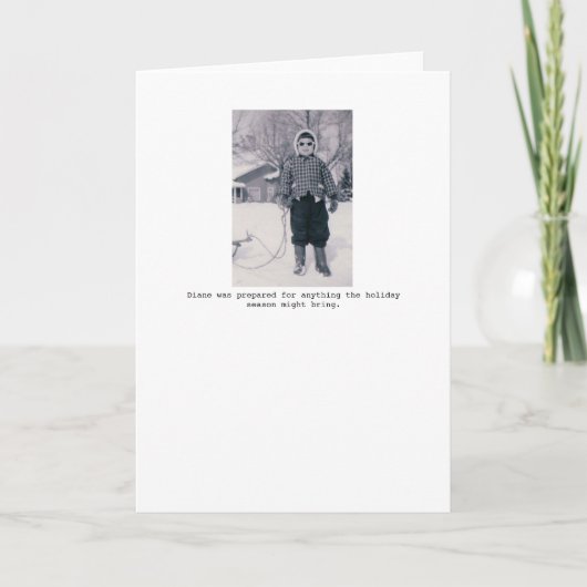 Het altijd Voorbereide Wenskaart van de Vakantie Feestdagen Kaart (Voorkant)