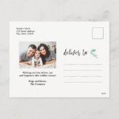 Het altijdgroene Briefkaart van de Foto van de (Achterkant)