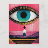 Het alwetende oog surrealistisch