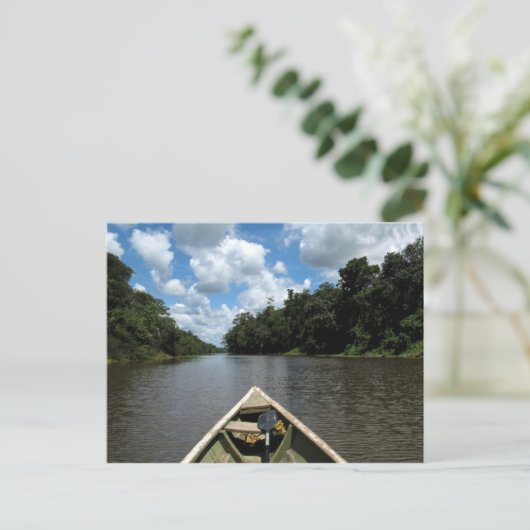 Het Amazonewoud overvallen Briefkaart (Staand voorkant)