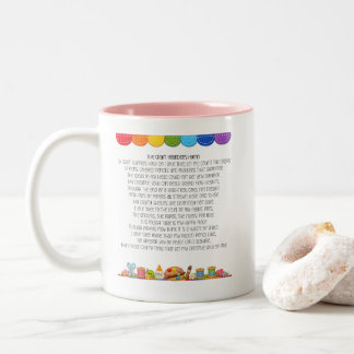 Het ambachtelijke hamsteraarslied - grappig cadeau tweekleurige koffiemok
