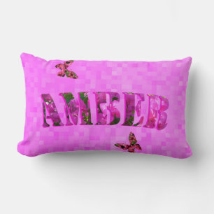 Het amber Embleem van de Naam Kussen