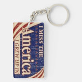 Het Amerika waar ik in ben opgegroeid Sleutelhanger (achterkant)