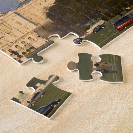 Het Amerikaanse Capitolgebouw in Legpuzzel (Zijkant)