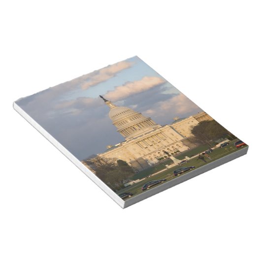 Het Amerikaanse Capitolgebouw in Notitieblok (Schuin)