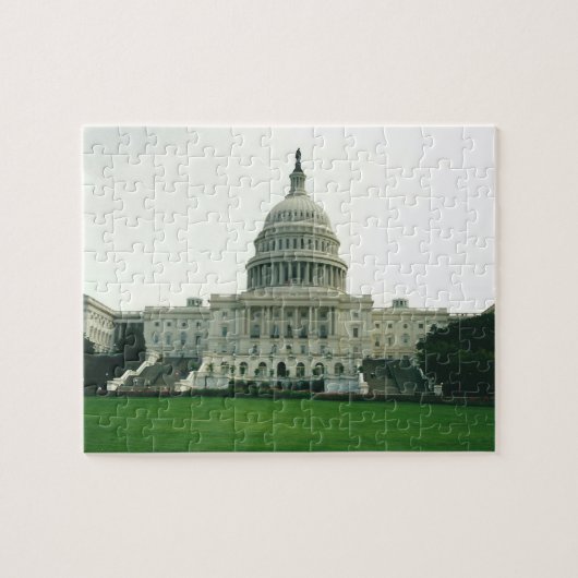 Het Amerikaanse Capitolgebouw Legpuzzel (Horizontaal)